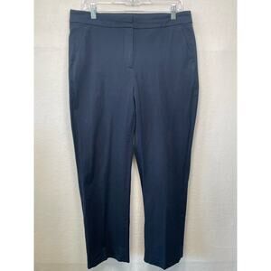 J.Crew Kate Straight High Rise Navy Dress Pants, Size 12 Style #BF-401
